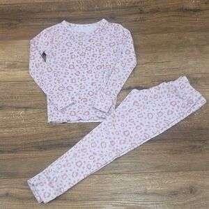 Cat & Jack Pink Leopard Print Pajama Set